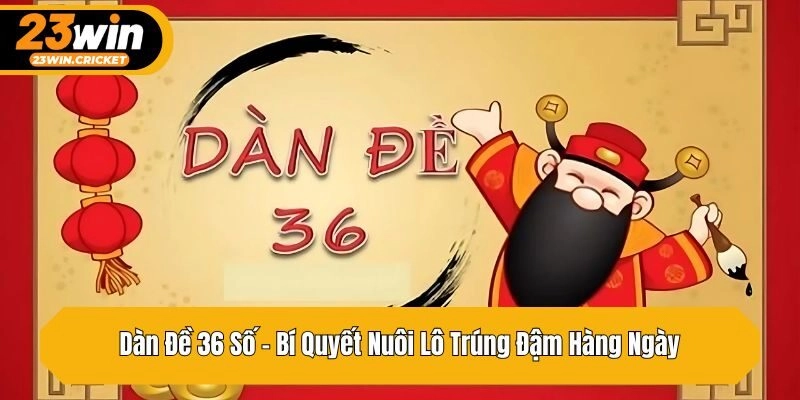 Dàn Đề 36 Số – Bí Quyết Nuôi Lô Trúng Đậm Hàng Ngày