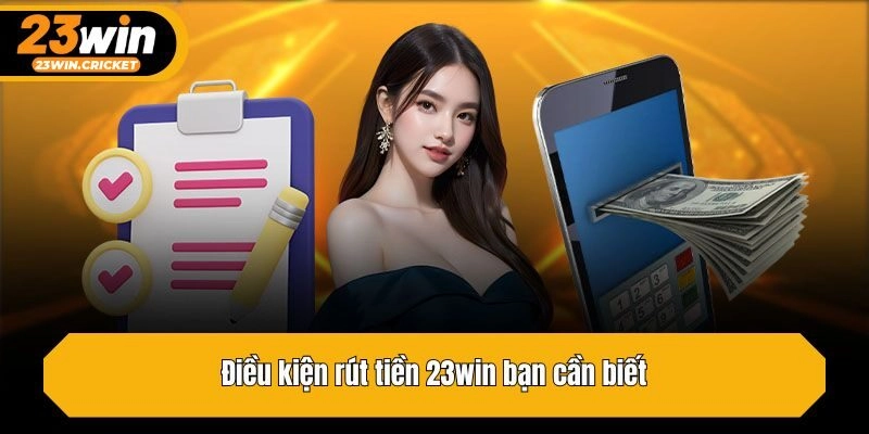 Điều kiện rút tiền 23win bạn cần biết