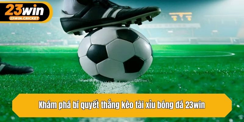 Khám phá bí quyết thắng kèo tài xỉu bóng đá 23win