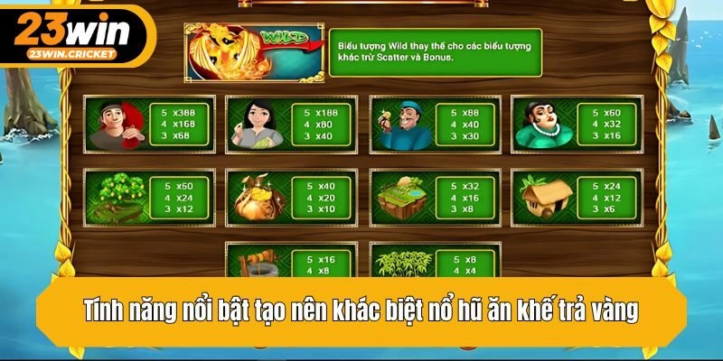 Tính năng nổi bật tạo nên khác biệt nổ hũ ăn khế trả vàng